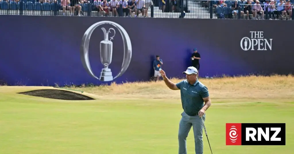 The Open: Sam Burns takes two-shot lead into final day as Ryan Fox equals major history and Bryson DeChambeau fights back