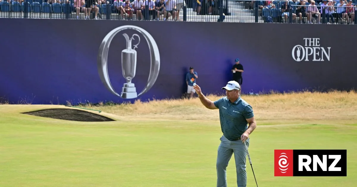 The Open: Sam Burns takes two-shot lead into final day as Ryan Fox equals major history and Bryson DeChambeau fights back