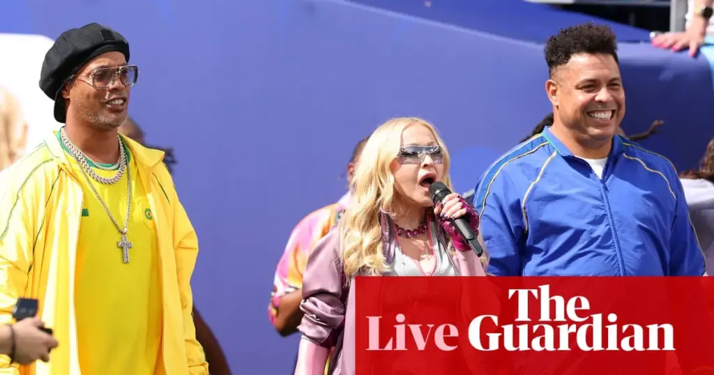 World Cup final: Trump, half-time show and everything but the football – live