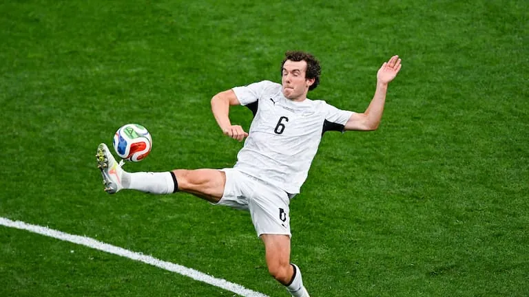 Joe Bell of New Zealand, New Zealand All Whites v Egypt, Group G football match of the FIFA World Cup 2026 at BC Place, Vancouver, Canada on Sunday 21June 2026.